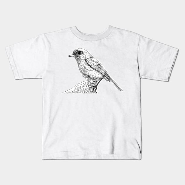 Bird Kids T-Shirt by katerinamk